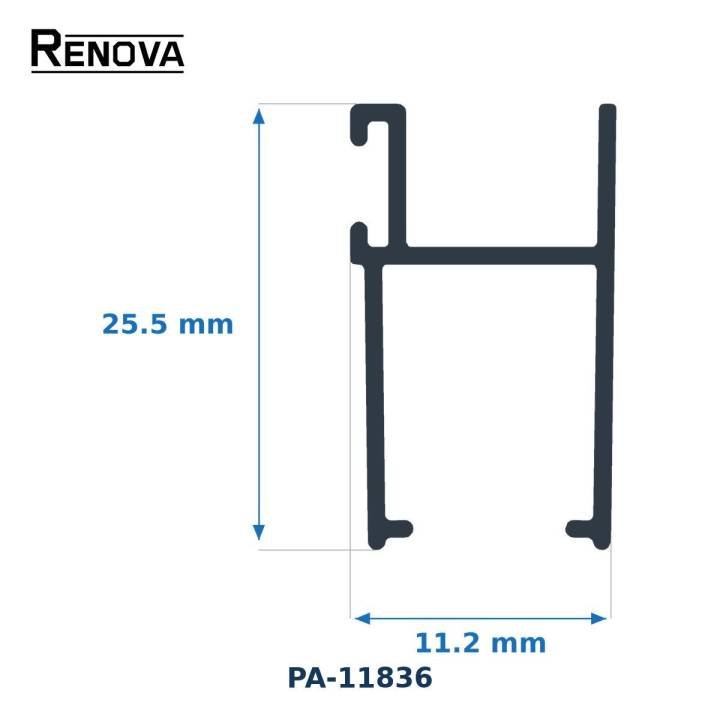 Cerco 1 ½" para ventana corrediza - Renova Nacional