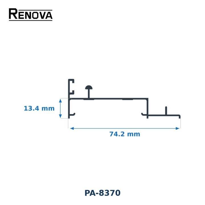 RIEL CON MOSQUITERO EXTERIOR 2" - Renova Nacional
