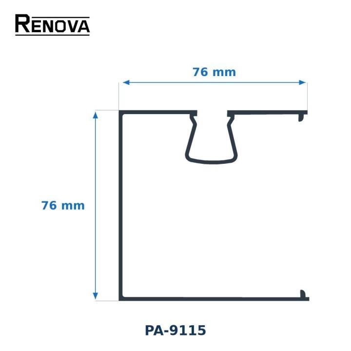 ESQUINERO 3” - Ventana Fija 3" - Renova Nacional