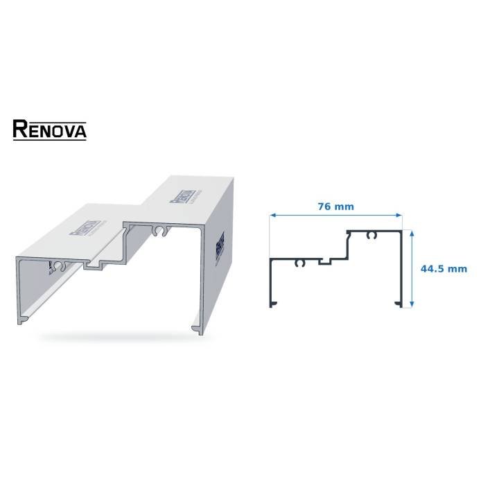 ESCALONADO 3” - Ventana Fija 3" - Renova Nacional