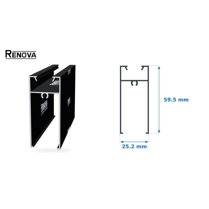 ZOCLO VENTANA 3” - Puerta y Ventana Corrediza 3" - Renova Nacional