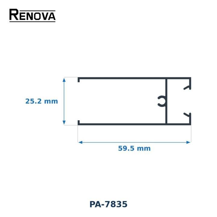 ZOCLO VENTANA 3” - Puerta y Ventana Corrediza 3" - Renova Nacional