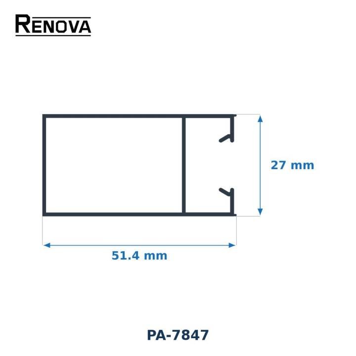 CERCO CHAPA PUERTA 3” - Puerta y Ventana Corrediza 3" - Renova Nacional