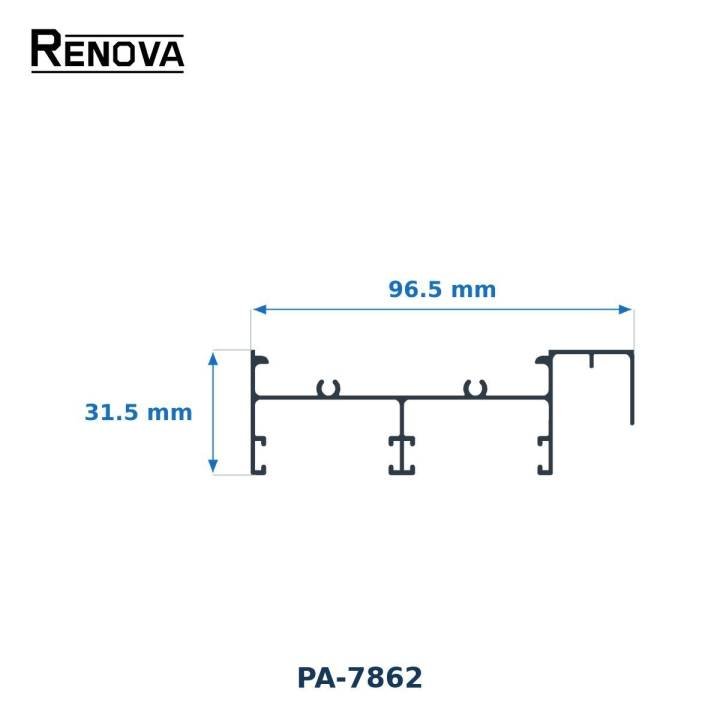 JAMBA MOSQUITERO 3” - Puerta y Ventana Corrediza 3" - Renova Nacional