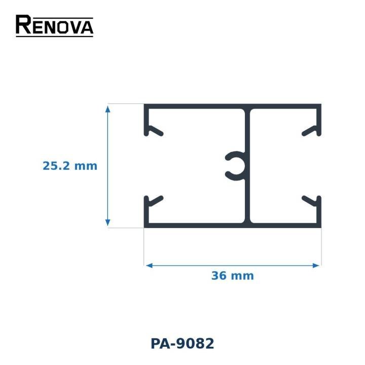 INTERMEDIO 3” - Puerta y Ventana Corrediza 3" - Renova Nacional