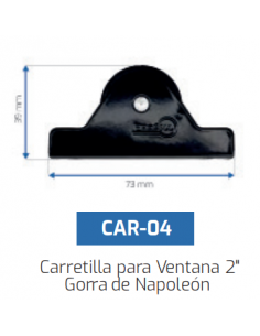 Carretilla para Ventana 2"...