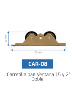 Carretilla para Ventana 1.5...