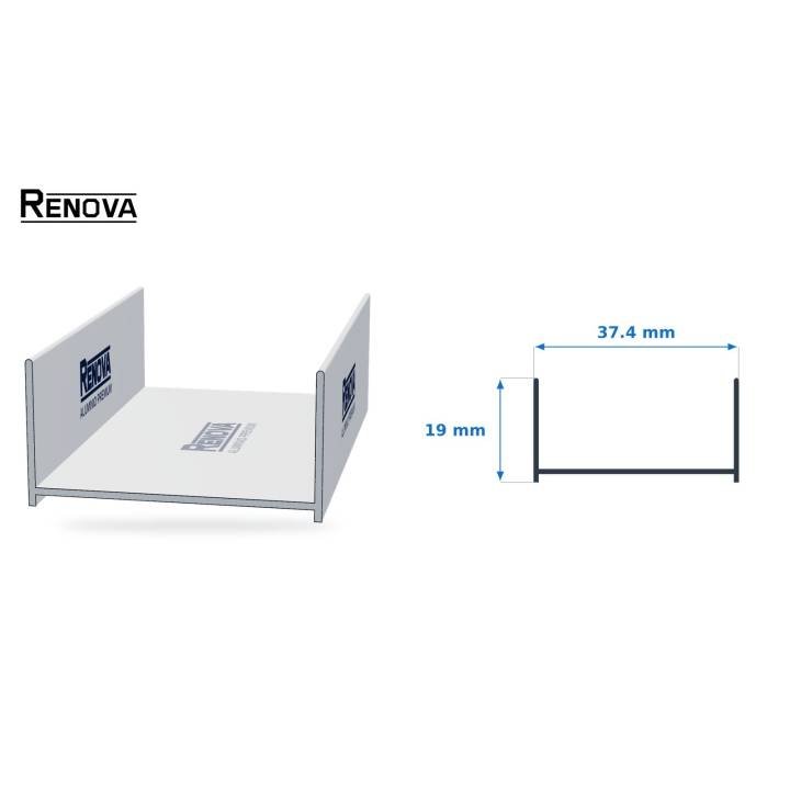 JAMBA LATERAL - Perfiles para Cancel de Baño - Renova Nacional