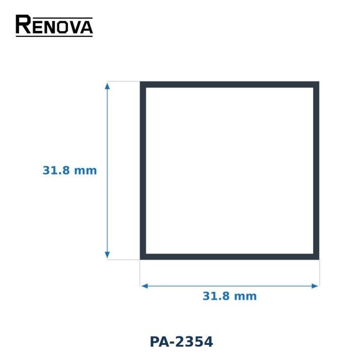 CUADRADO DE 1-1/4" - Perfiles Cuadrados - Renova Nacional