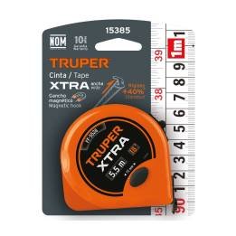 Flexómetro XTRA 6 m TRUPER Cinta Extra Ancha