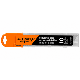Cuchillas SK2 18 mm para Cutter EXPERT 10 Piezas - Truper