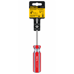 Desarmador Plano PRETUL con Mango de PVC