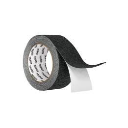 Cinta antiderrapante negra 50 mm con abrasivo, 5 m - Truper