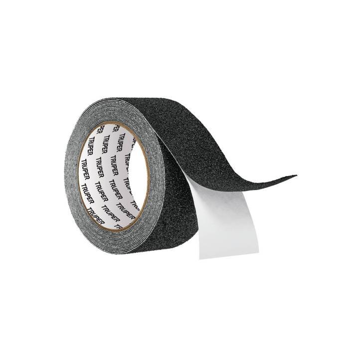 Cinta antiderrapante negra 50 mm con abrasivo, 5 m - Truper