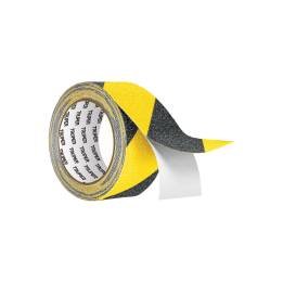 Cinta antiderrapante amarilla y negra 50 mm, 5 m - Truper