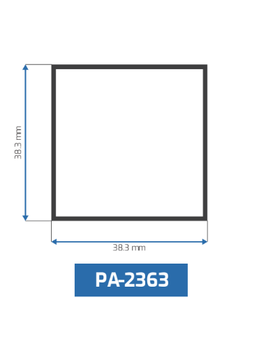 CUADRADO DE 1-1/2"